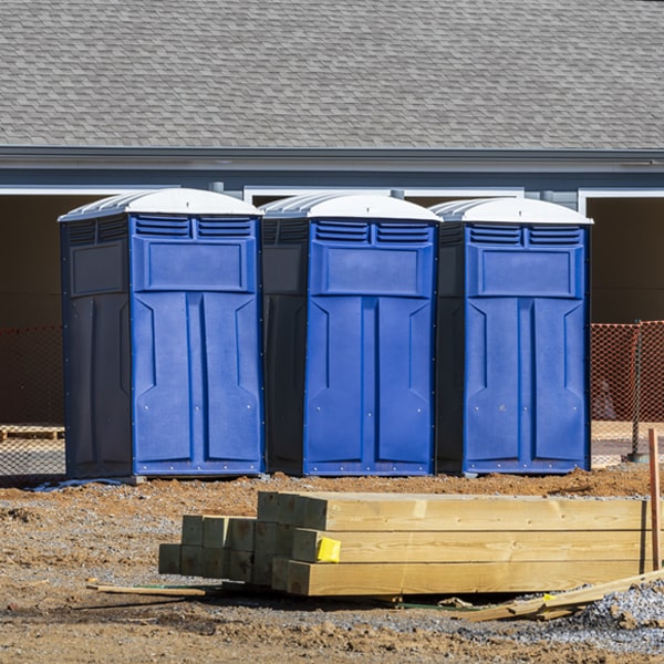 what is the maximum capacity for a single portable restroom in New Sewickley PA